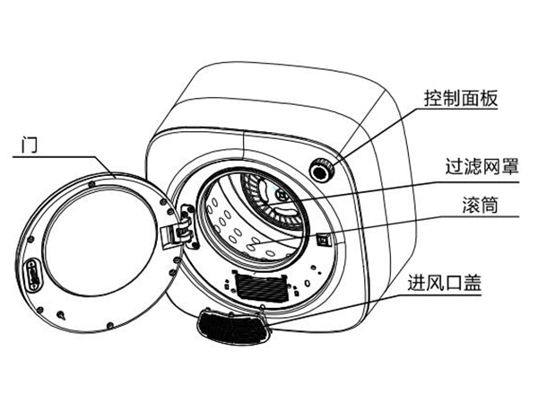 小型家用衣服烘干機